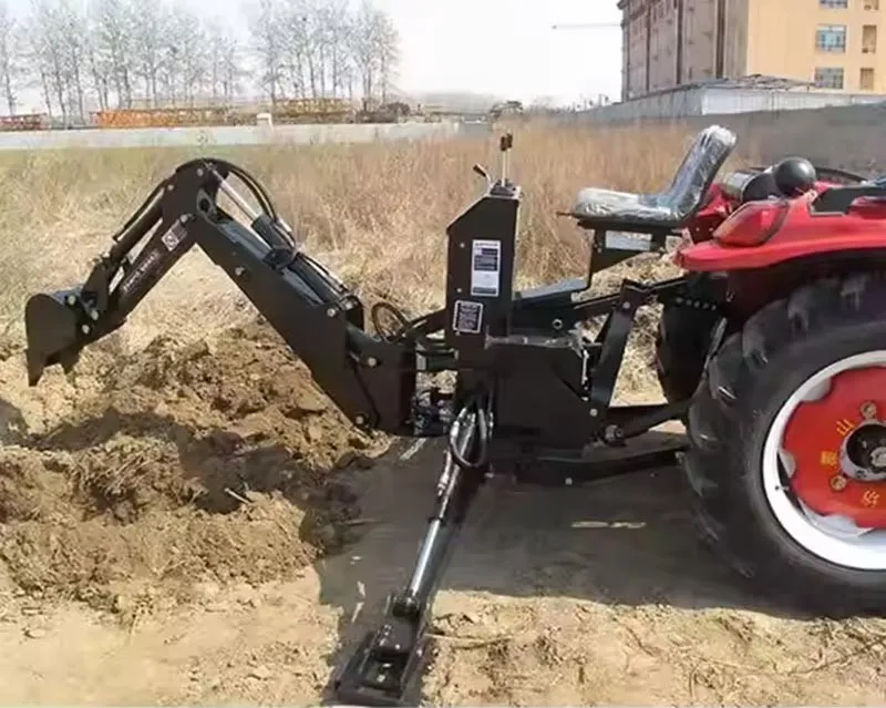 Red 4wd Utility Tractor